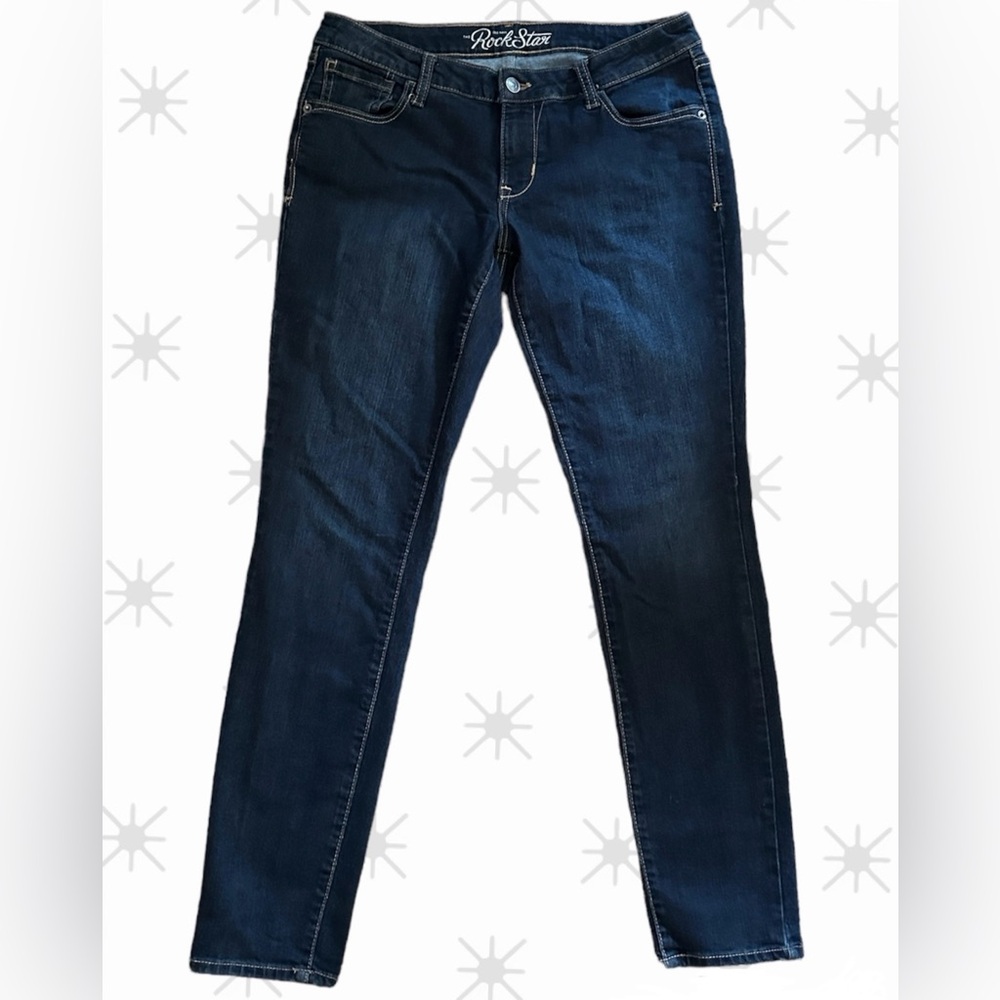 Old Navy Rock Star Super Skinny Jeans Mid-Rise Size 12 Regular